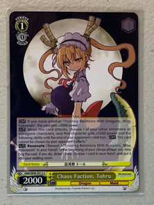 Chaos Faction, Tohru - KMD/W96-E012 U - Weiss Schwarz Miss Kobayashi's Dragon Maid