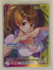 Charoltte Pudding (Alt Art Parallel) - OP08-058 L - One Piece Card Game Two Legends OP-08