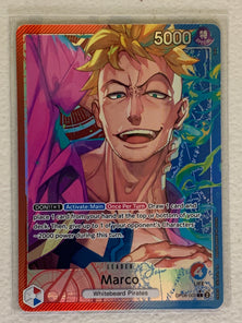 Marco (Alt Art Parallel) - OP08-002 L - One Piece Card Game Two Legends OP-08