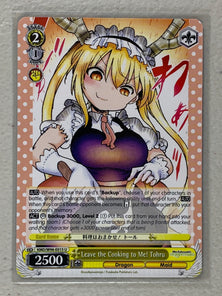 Leave the Cooking to Me! Tohru - KMD/W96-E015 U - Weiss Schwarz Miss Kobayashi's Dragon Maid