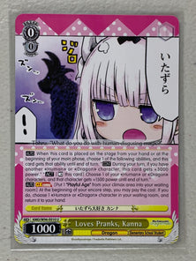 Loves Pranks, Kanna - KMD/W96-E010 U - Weiss Schwarz Miss Kobayashi's Dragon Maid