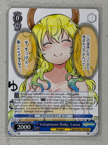 Voluptuous Body, Lucoa - KMD/W96-E084 U - Weiss Schwarz Miss Kobayashi's Dragon Maid