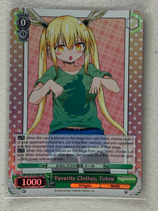 Favorite Clothes, Tohru - KMD/W96-E035MDR MDR - Weiss Schwarz Miss Kobayashi's Dragon Maid