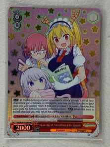 Trip on a Day Off, Tohru & Kanna & Miss Kobayashi - KMD/W96-E053MDR MDR - Weiss Schwarz Miss Kobayashi's Dragon Maid