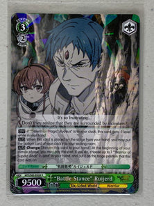 "Battle Stance" Ruijerd - MTI/S83-E028 R - Weiss Schwarz Mushoku Tensei