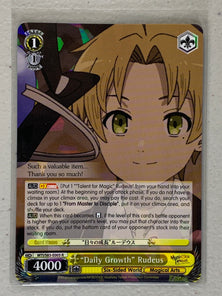 "Daily Growth" Rudeus - MTI/S83-E005 R - Weiss Schwarz Mushoku Tensei