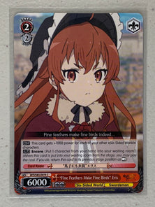 "Fine Feathers Make Fine Birds" Eris - MTI/S83-E073 C - Weiss Schwarz Mushoku Tensei