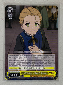 "Offering a Hand" Rudeus - MTI/S83-E013 C - Weiss Schwarz Mushoku Tensei