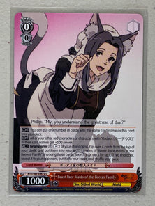 Beast Race Maids of the Boreas Family - MTI/S83-E067a C - Weiss Schwarz Mushoku Tensei