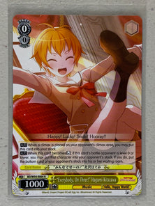 "Everybody, On Three!" Hagumi Kitazawa - BD/W54-E004 R - Weiss Schwarz BanG Dream! Girls Band Party