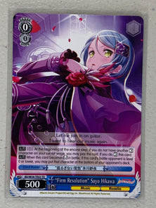 "Firm Resolution" Sayo Hikawa - BD/W54-TE02 TD - Weiss Schwarz BanG Dream! Girls Band Party