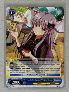 "Four In The Cafeteria" Yukina Minato - BD/W54-E072 R - Weiss Schwarz BanG Dream! Girls Band Party