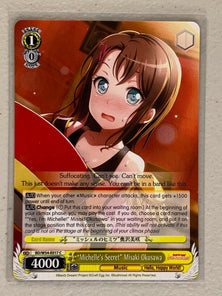 "Michelle's Secret" Misaki Okusawa - BD/W54-E017 C - Weiss Schwarz BanG Dream! Girls Band Party