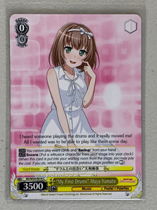 "My First Drums" Maya Yamato - BD/W54-E016 C - Weiss Schwarz BanG Dream! Girls Band Party