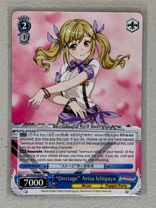 "Onstage" Arisa Ichigaya - BD/W54-E094 C - Weiss Schwarz BanG Dream! Girls Band Party