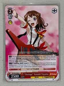 "Onstage" Kasumi Toyama - BD/W54-E062 C - Weiss Schwarz BanG Dream! Girls Band Party