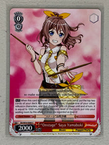 "Onstage" Saya Yamabuki - BD/W54-E060 C - Weiss Schwarz BanG Dream! Girls Band Party