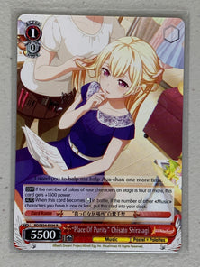 "Place Of Purity" Chisato Shirasagi - BD/W54-E056 R - Weiss Schwarz BanG Dream! Girls Band Party