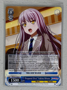 "Prepared Diva" Yukina Minato - BD/W54-E080 U - Weiss Schwarz BanG Dream! Girls Band Party