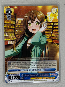 "Shared Happiness" Tae Hanazono - BD/W54-E071 R - Weiss Schwarz BanG Dream! Girls Band Party