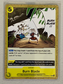 Burn Blade - OP08-117 UC - One Piece Card Game Two Legends OP-08