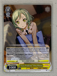 "Twin Problems" Hina Hikawa - BD/W54-E014 C - Weiss Schwarz BanG Dream! Girls Band Party