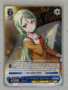 "Twin Problems" Sayo Hikawa - BD/W54-E097 C - Weiss Schwarz BanG Dream! Girls Band Party