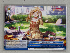 Under The Blossoming Sakura - BD/W54-E100 CC - Weiss Schwarz BanG Dream! Girls Band Party