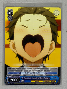 Can't Get Enough of This, Subaru - RZ/S68-E083 C - Weiss Schwarz RE:Zero Memory Snow