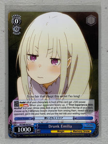 Drunk Emilia - RZ/S68-E079 C - Weiss Schwarz RE:Zero Memory Snow
