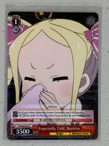 Expectedly Cold, Beatrice - RZ/S68-E032 U - Weiss Schwarz RE:Zero Memory Snow