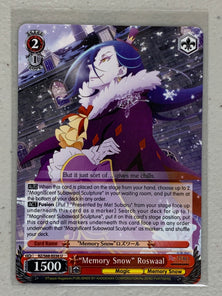 "Memory Snow" Roswaal - RZ/S68-E036 U - Weiss Schwarz RE:Zero Memory Snow