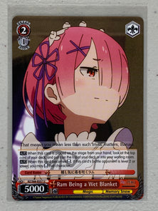 Ram Being a Wet Blanket - RZ/S68-E037 U - Weiss Schwarz RE:Zero Memory Snow