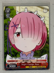 Slight Change, Ram - RZ/S68-E043 C - Weiss Schwarz RE:Zero Memory Snow
