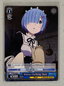 Winter Clothing, Rem - RZ/S68-E086 C - Weiss Schwarz RE:Zero Memory Snow