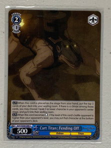 Cart Titan: Fending Off - AOT/SX04-088 C - Weiss Schwarz Attack on Titan Final Season