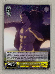 Eren: Embarking on a Different Path - AOT/SX04-006 R - Weiss Schwarz Attack on Titan Final Season