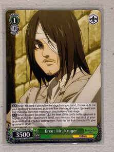 Eren: Mr. Kruger - AOT/SX04-036 U - Weiss Schwarz Attack on Titan Final Season