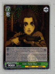 Gabi: Fatal Shot - AOT/SX04-028 RR - Weiss Schwarz Attack on Titan Final Season