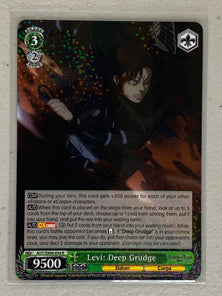 Levi: Deep Grudge - AOT/SX04-034 R - Weiss Schwarz Attack on Titan Final Season