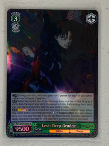 Levi: Deep Grudge - AOT/SX04-034S SR - Weiss Schwarz Attack on Titan Final Season