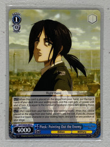 Pieck: Pointing Out the Enemy - AOT/SX04-085 C - Weiss Schwarz Attack on Titan Final Season