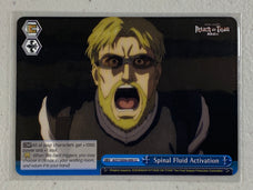 Spinal Fluid Activation - AOT/SX04-099 CC - Weiss Schwarz Attack on Titan Final Season