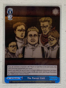 The Panzer Unit - AOT/SX04-094 U - Weiss Schwarz Attack on Titan Final Season