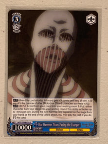 War Hammer Titan: Facing the Usurper - AOT/SX04-078 U - Weiss Schwarz Attack on Titan Final Season