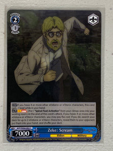 Zeke: Scream - AOT/SX04-092 C - Weiss Schwarz Attack on Titan Final Season