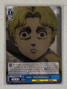Zeke: Whistleblower - AOT/SX04-086 C - Weiss Schwarz Attack on Titan Final Season