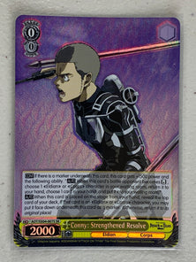 Conny: Strengthened Resolve - AOT/SX04-007S SR - Weiss Schwarz Attack on Titan Final Season