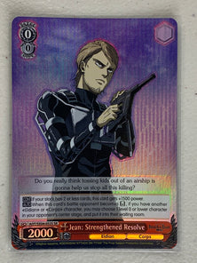 Jean: Strengthened Resolve - AOT/SX04-052S SR - Weiss Schwarz Attack on Titan Final Season