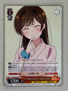 An Opportunity To Take, Chizuru - KNK/W86-E070 C - Weiss Schwarz Rent-A-Girlfriend